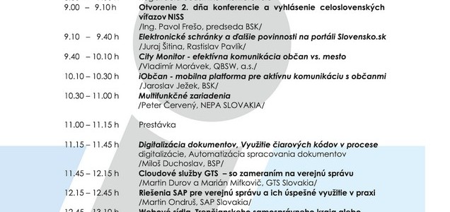 Pozvánka na konferenciu ZISS v Bratislave (9. – 10. apríl 2014)