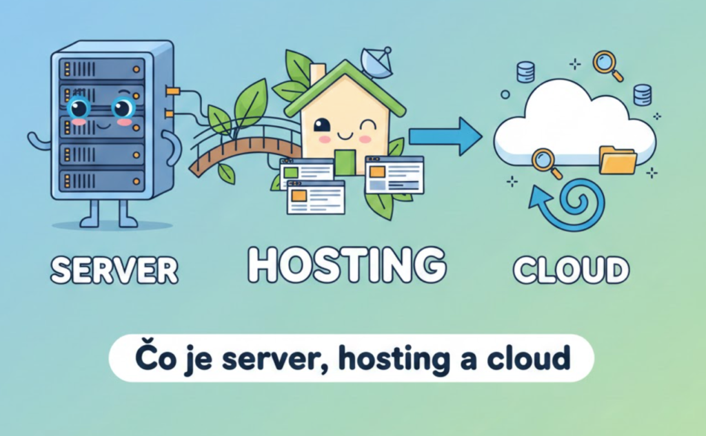 Čo je server, hosting a cloud